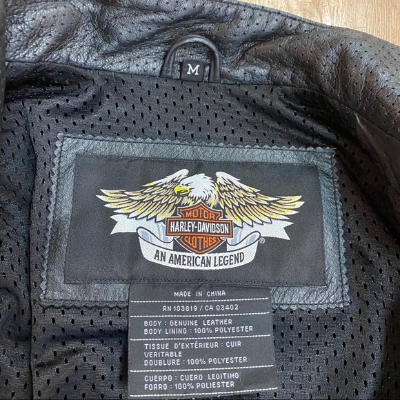 Harley-Davidson Perforated Leather Jacket - Picture 9 of 10